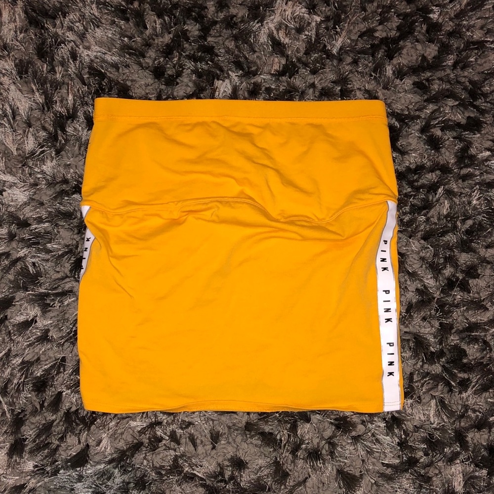Yellow Bandeau top